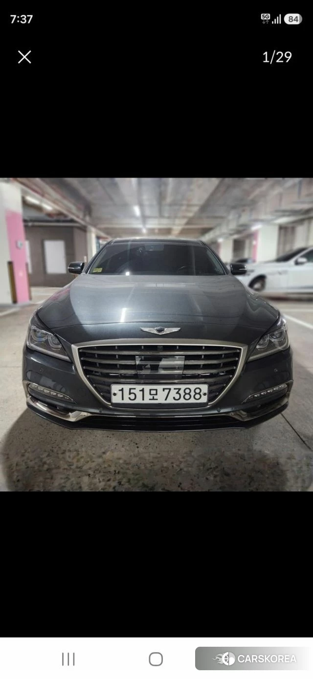 Genesis G80 2019 Серый из Кореи