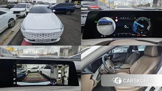 Kia K8 Hybrid 2022 Белый из Кореи