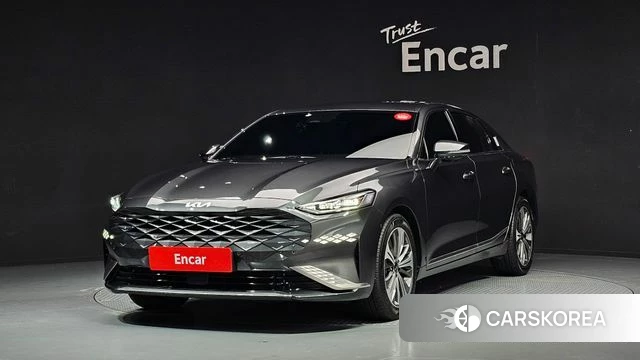Kia K8 Hybrid 2023 Серый из Кореи