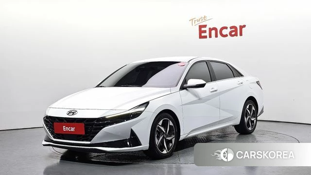 Hyundai Avante (CN7) 2020 Белый из Кореи