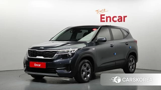 Kia Seltos 2021 Серый из Кореи