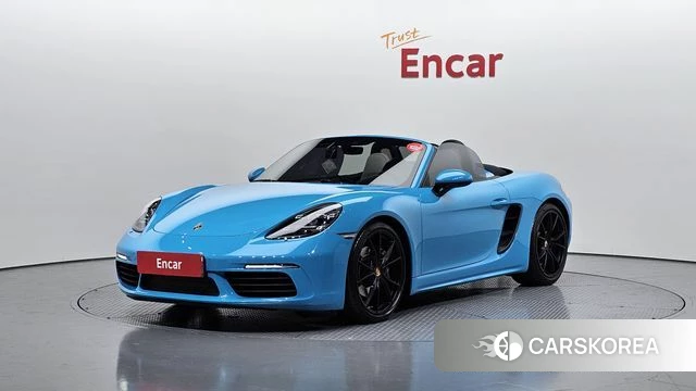Porsche 718 Boxster 2018 Синий нефрит из Кореи
