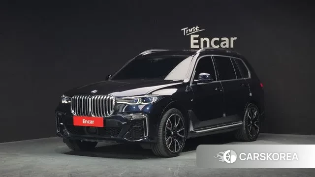 BMW X7 (G07) 2021 Синий из Кореи
