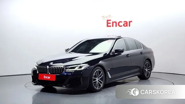 BMW 5 Series (G30) 2022 Черный из Кореи