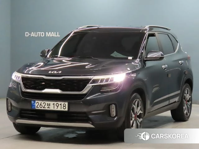 Kia Seltos 2022 Серый из Кореи