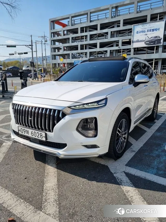 Hyundai Santa Fe TM 2018 Белый из Кореи