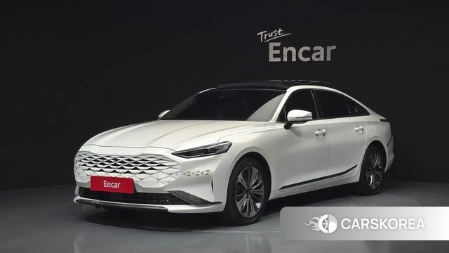 Kia K8 Hybrid 2021 Белый из Кореи