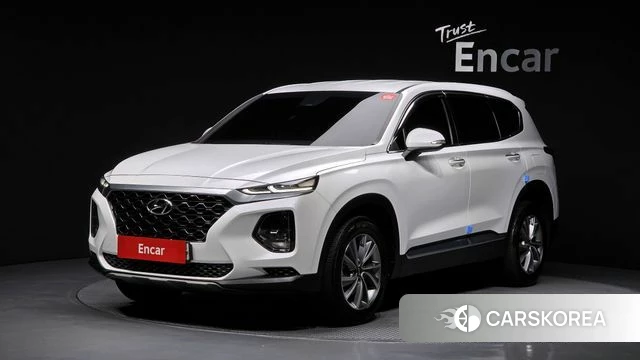Hyundai Santa Fe TM 2019 Белый из Кореи