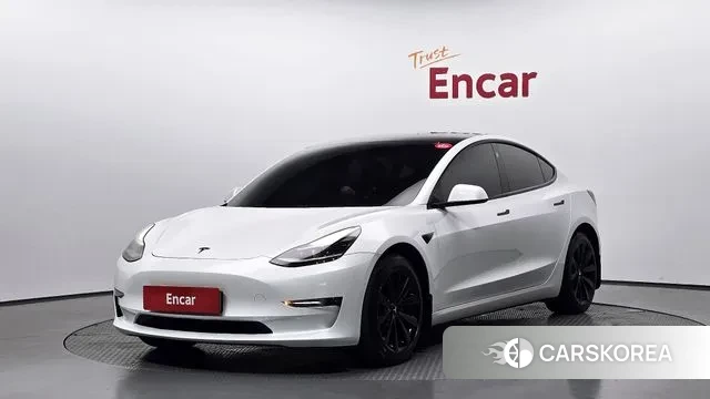 Tesla Model 3 2021 Белый из Кореи