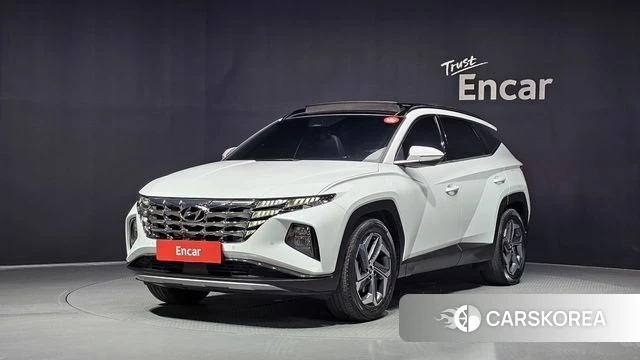 Hyundai Tucson (NX4) 2021 Белый из Кореи