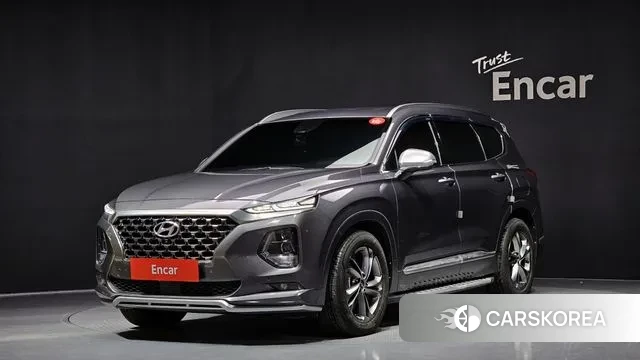 Hyundai Santa Fe TM 2018 Серый из Кореи