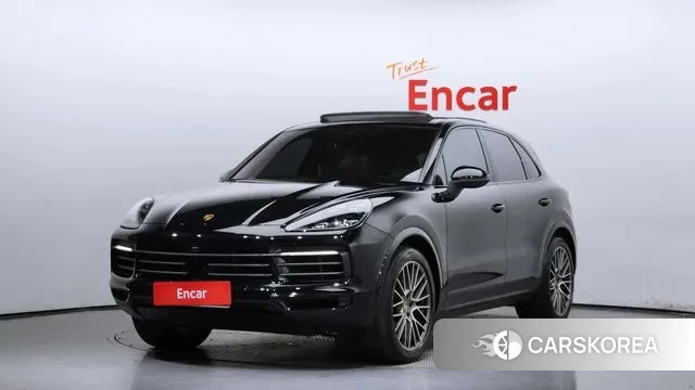 Porsche Cayenne (PO536) 2023 Черный из Кореи