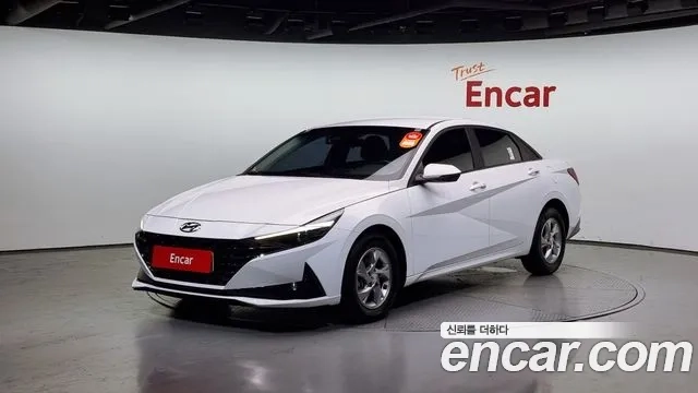 Hyundai Avante (CN7) 2020 Белый из Кореи