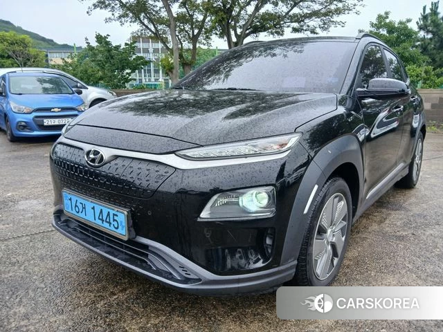 Hyundai Kona Electric 2018 Черный из Кореи