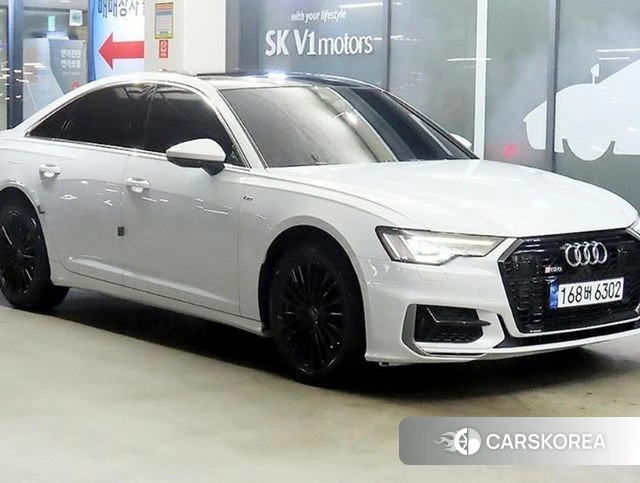 Audi A6 (C8) 2020 Белый из Кореи