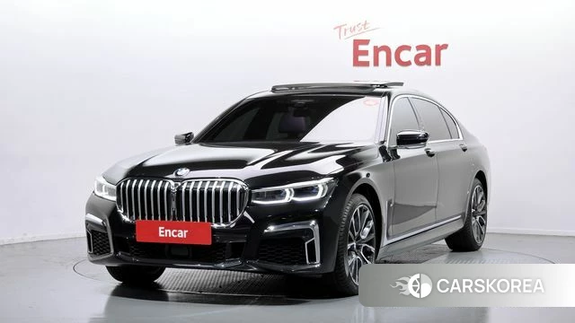 BMW 7 Series (G11) 2021 Черный из Кореи