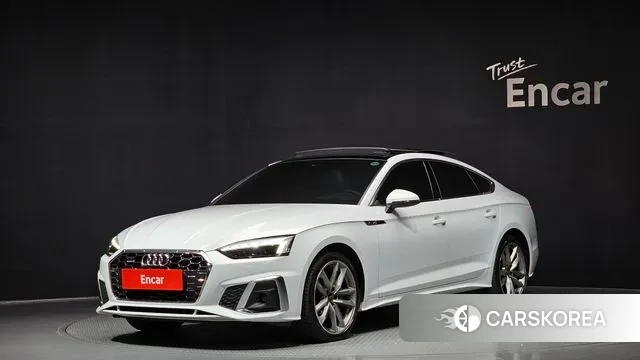 Audi A5 (F5) 2020 Белый из Кореи