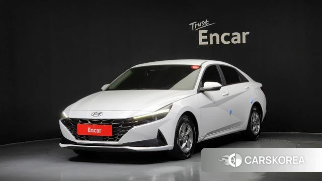Hyundai Avante (CN7) 2023 Белый из Кореи