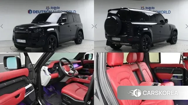 Land Rover Defender (L663) 2020 Черный из Кореи