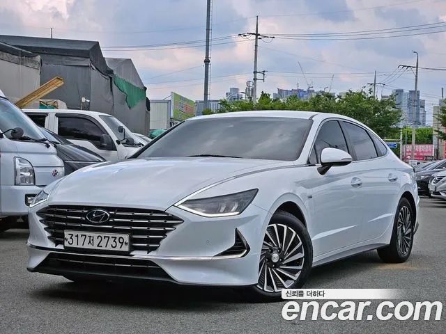 Hyundai Sonata Hybrid (DN8) 2019 Белый из Кореи