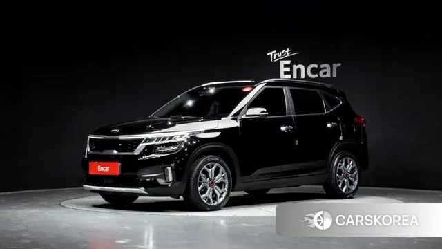 Kia Seltos 2020 Черный из Кореи