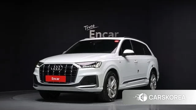 Audi Q7 (4M) 2021 Белый из Кореи