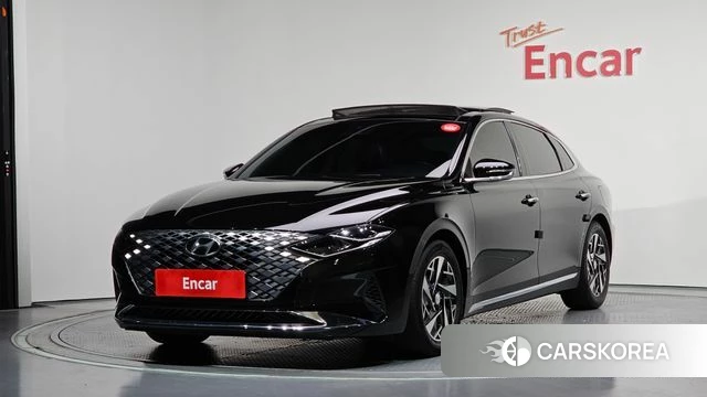 Hyundai The New Grandeur IG Hybrid 2020 Черный из Кореи