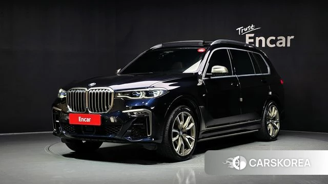 BMW X7 (G07) 2019 Черный из Кореи