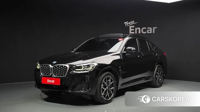BMW X4 (G02) 2022 Черный из Кореи