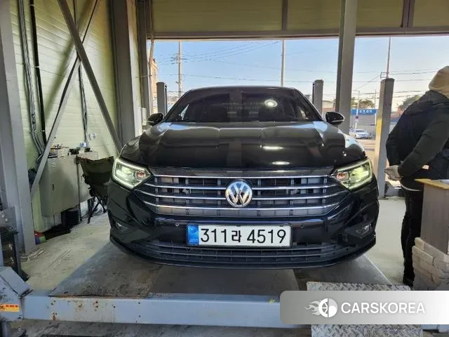 Volkswagen 7th Generation of Jetta 2021 Черный из Кореи