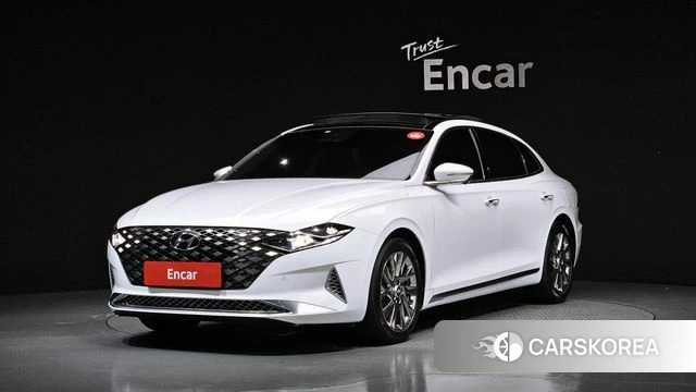 Hyundai The New Grandeur IG Hybrid 2021 Белый из Кореи