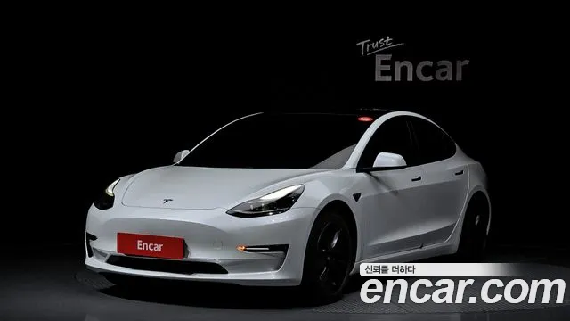 Tesla Model 3 2021 Белый из Кореи