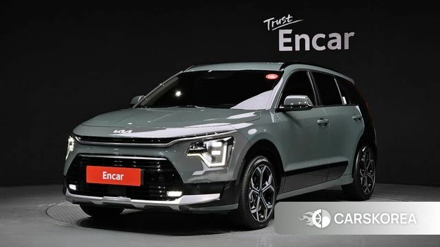 Kia Di Ol Nu Niro 2022 Темно-зеленый из Кореи