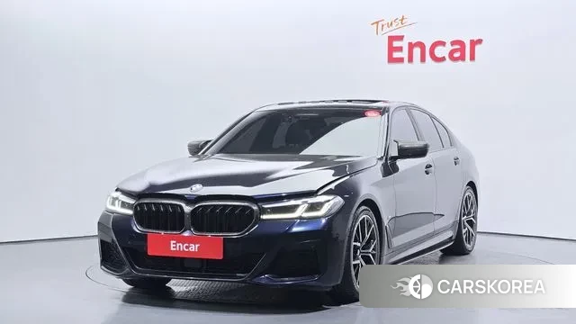 BMW 5 Series (G30) 2021 Черный из Кореи