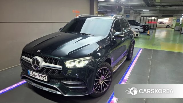 Mercedes-Benz GLE-Class W167 2021 Темно-зеленый из Кореи