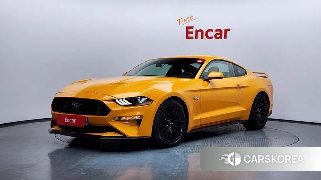 Ford Mustang 2019 Желтый из Кореи