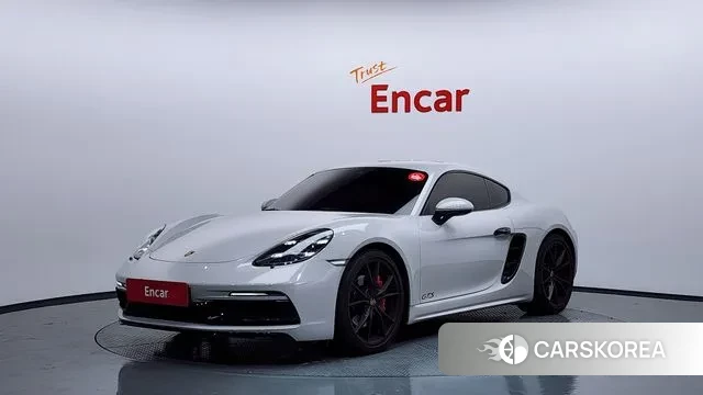 Porsche 718 Cayman 2018 Серебристо-серый из Кореи