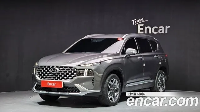 Hyundai The New Santa Fe 2021 Серый из Кореи