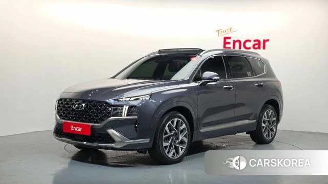 Hyundai The New Santa Fe 2022 Серый из Кореи