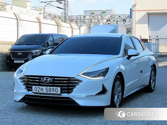 Hyundai Sonata (DN8) 2019 Белый из Кореи