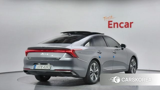 Kia K8 Hybrid 2021 Серебряный из Кореи