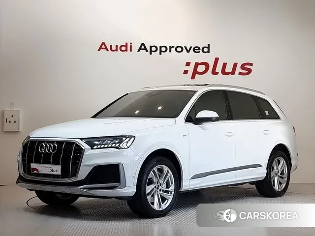Audi Q7 (4M) 2022 Белый из Кореи