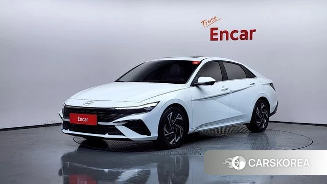 Hyundai The New Avante Hybrid (CN7) 2024 Белый из Кореи