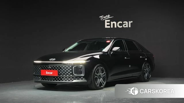 Hyundai Grandeur Hybrid (GN7) 2023 Черный из Кореи