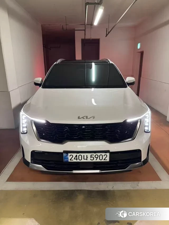 Kia The New Sorento 4th Generation 2025 Белый из Кореи