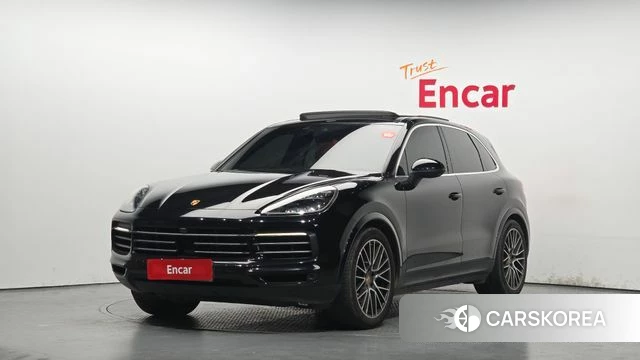 Porsche Cayenne (PO536) 2020 Черный из Кореи