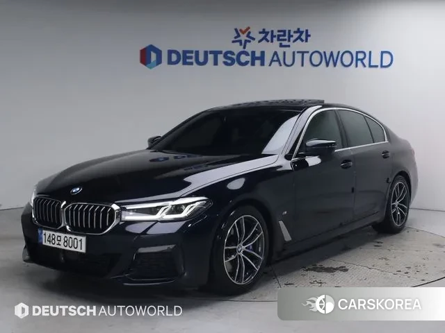 BMW 5 Series (G30) 2022 Черный из Кореи