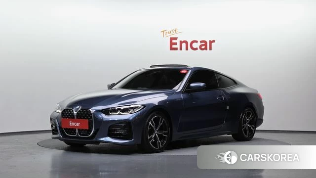 BMW 4 Series (G22) 2023 Синий из Кореи