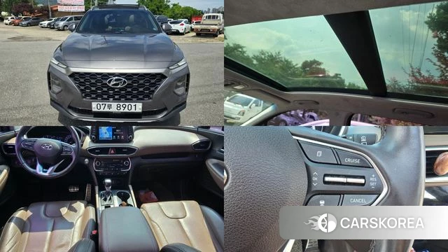 Hyundai Santa Fe TM 2018 Серый из Кореи