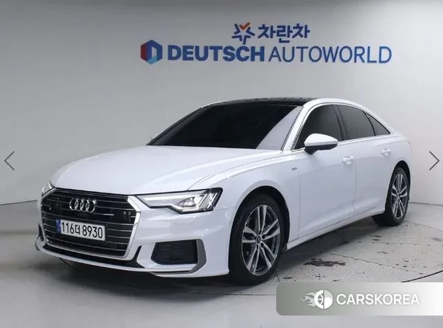 Audi A6 (C8) 2022 Белый из Кореи